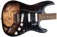 Eric Johnson Signed Autographed Hand Airbrushed Painting Guitar UACC AFTAL