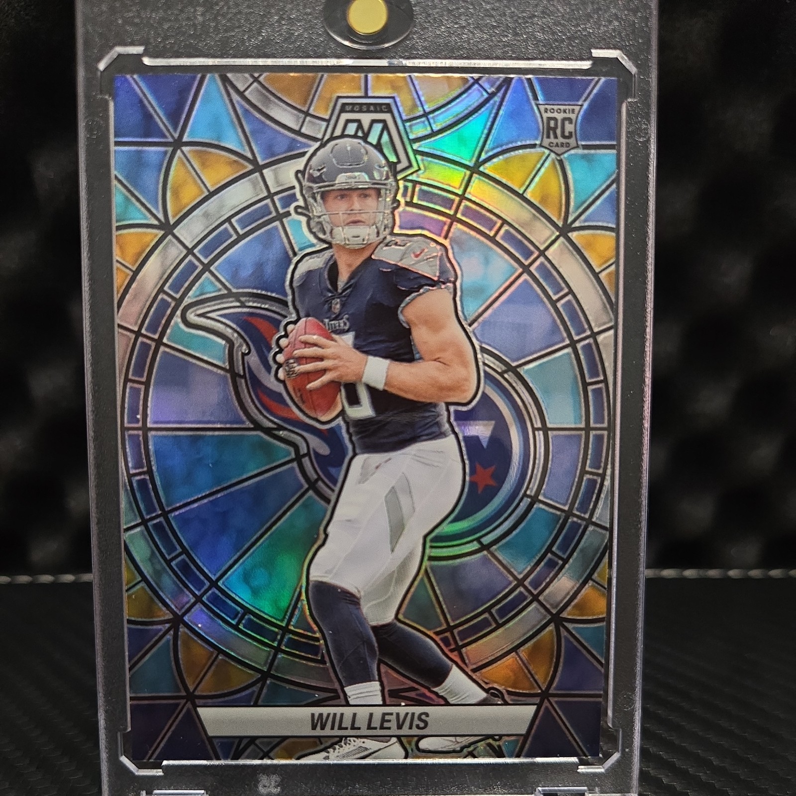 2023 Panini Mosaic Will Levis Stained Glass RC SP Rookie #SG-24 Titans