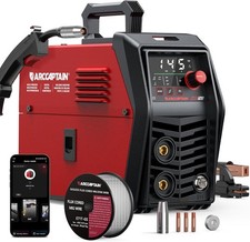 ARCCAPTAIN iControl MIG145 Pro 145A Flux Core MIG Welder 3 in 1