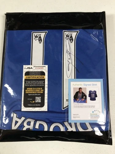 Didier Drogba Signed Soccer Shirt(JSA)