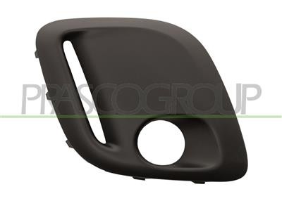 Grille droite avec AB et LED Citroën C1 2012–2014 plastique ABS anti-choc