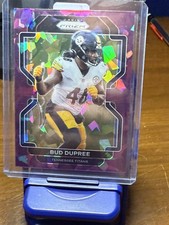 Bud Dupree 2021 Panini Prizm Purple Ice Prizm /225 Steelers 7 PWE