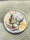 * 1916-P FSB * PRISTINE+ GEM BU MS MERCURY SILVER DIME *FROM ORIGINAL COLLECTION