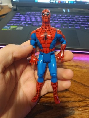 トイビズ　マーベルスーパーヒーローズ Vintage 1990 ToyBiz Marvel Super Heroes Spider-Man Action Figure