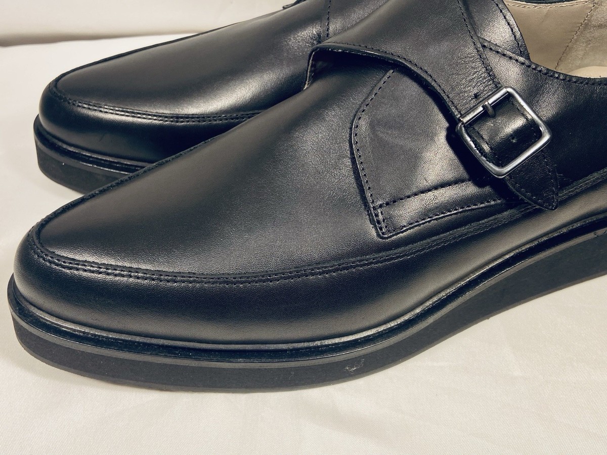 ALLSAINTS Luke Creeper Shoes Black Leather Men's US 13 EU 46 UK 12