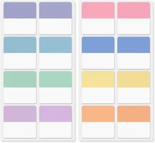 - Sticky Index Tabs, 240 Pcs, Pastel Sticky Tabs for Notebooks, Page Markers, Pa