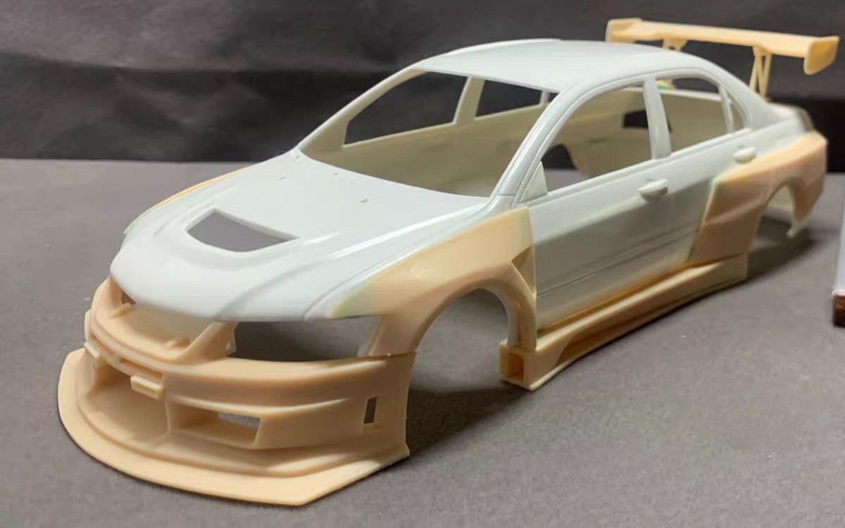 For Mitsubishi Evo Ix Custom Unpainted Model Toys 1/24th