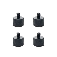 Mic Screw Adapter 5/8-11 Female To 1/4-20 Male Thread Tripod Mount 4 PCS