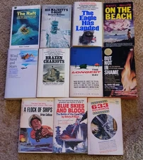 Lot Of 11 Vintage Military Paperback Books - See Description For Titles