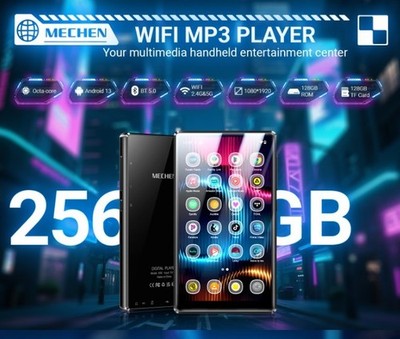 Mechen X56 MP3 Player, 4GB RAM IPS  5'' Touchscreen, Bluetooth Wifi 256 GB