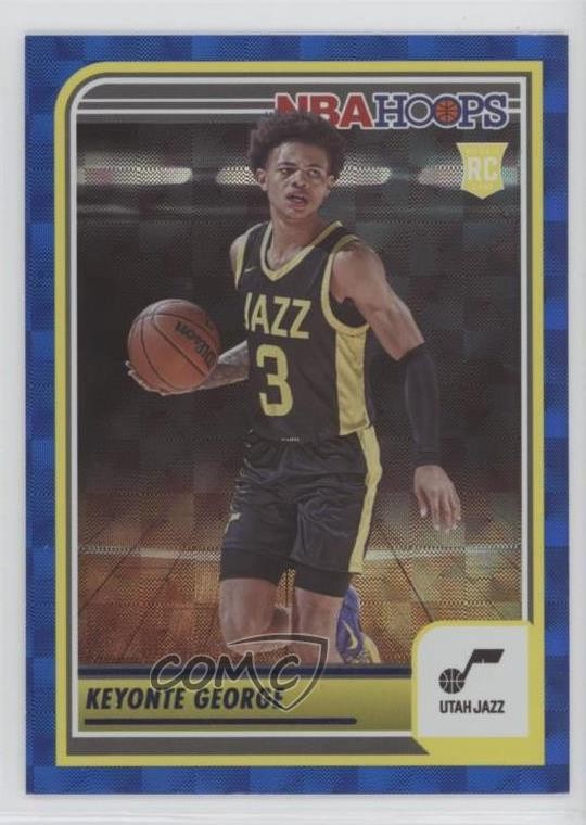 2023-24 Panini NBA Hoops Rookies Hyper Blue Keyonte George #271 Rookie RC 0x49