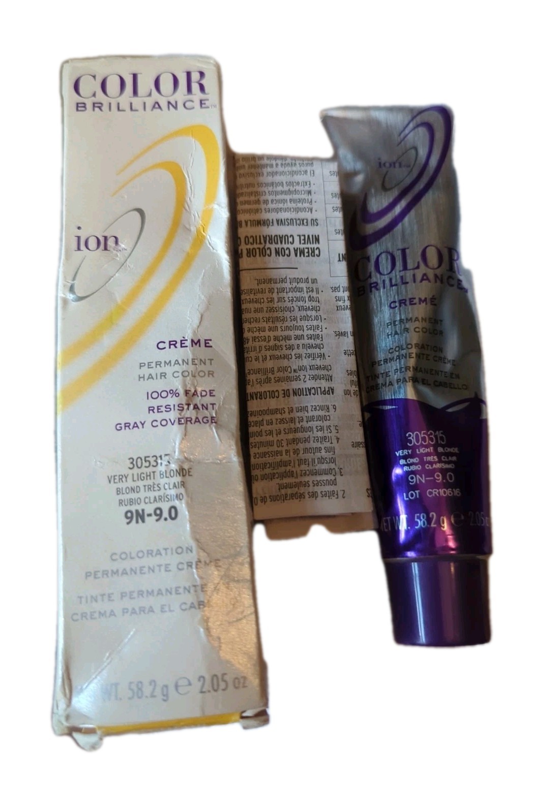 Brillance Very Light Blonde  Permanent Hair Color Nib