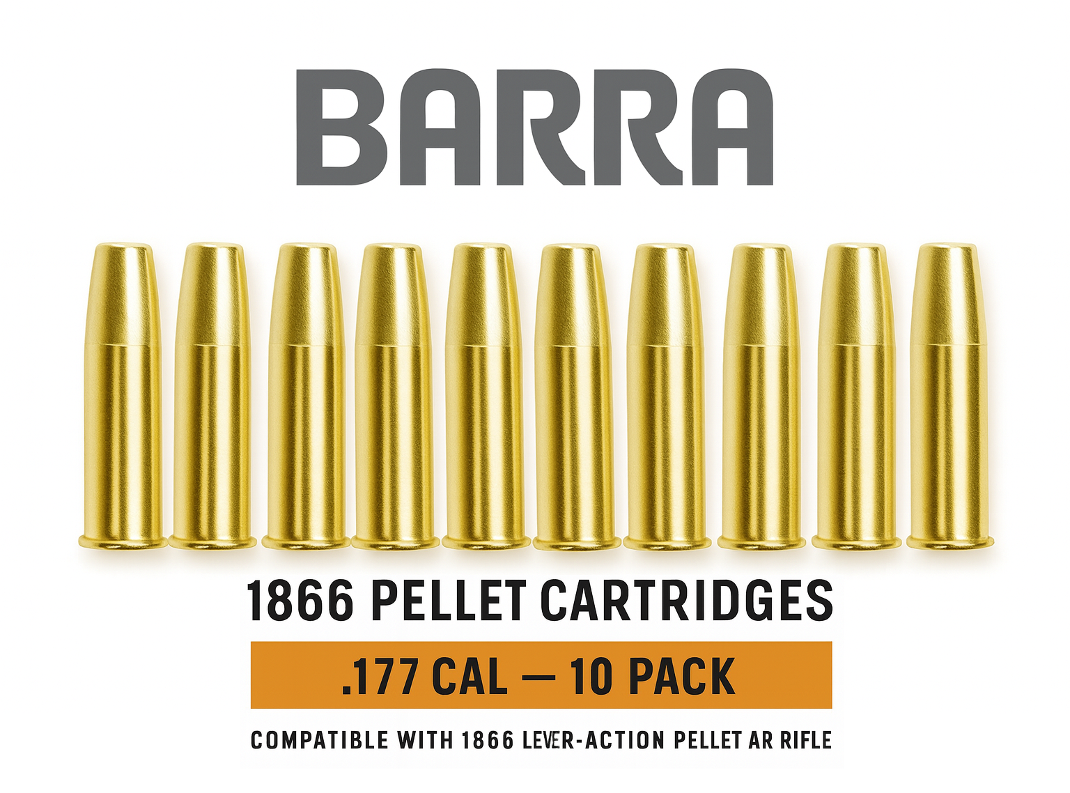 BARRA 1866 Cowboy OEM .177 Caliber Dual BB & Pellet Shells Cartridges ...