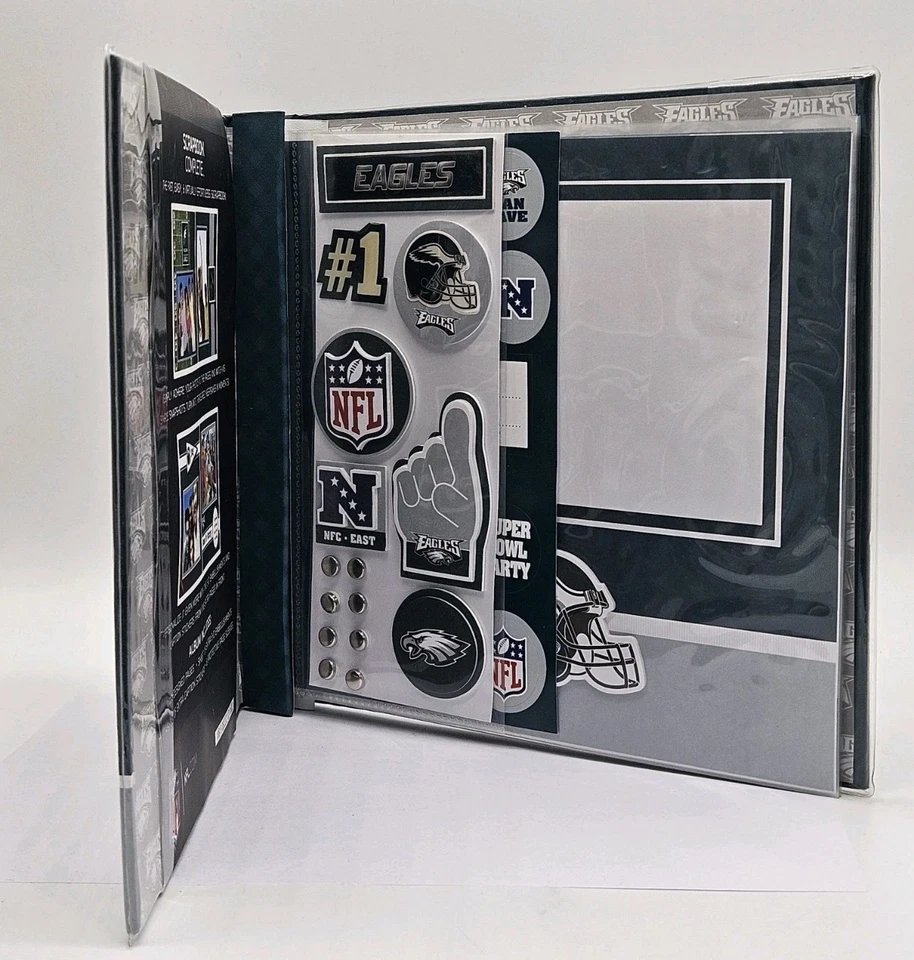 Álbum de fotos álbum de recortes de 10" x 9" Philadelphia Eagles Foto 4 de 4