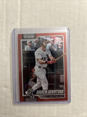 2026 Topps Series 1 Andrew Benintendi Red /5 White Sox