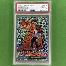 Panini 2021 Donruss Optic Downtown Joe Burrow #DT-10 PSA 10 Bengals Insert