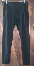 Z By Zella High Rise Black Skinny Leggings High Waist Pull On Medium Pockets