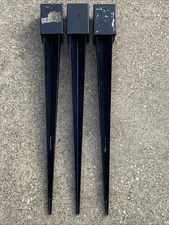 Lot of 3 Simpson Strong Tie E-Z Spike Support Mailbox Sign Bracket Fence Post