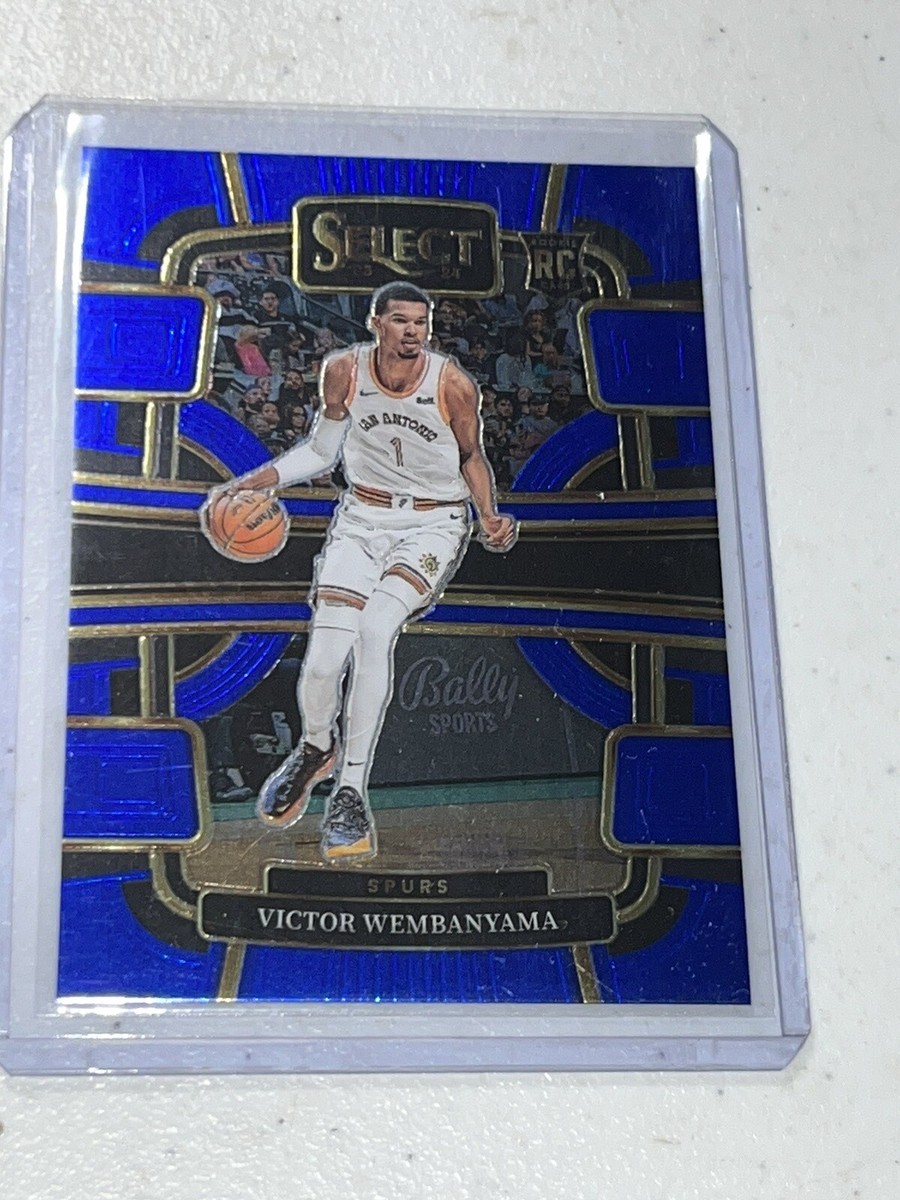 2023-2024 Panini SELECT NBA Victor Wembanyama Blue Concourse