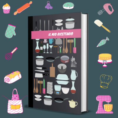 Kunterbuntspecht Ricettario Da Scrivere Fai Da Te | Libro Ricette Preferite Formato A5 | Copertina Rigida Pratica - 4