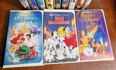 VHS Disney Black Diamond Collection - Includes 17 Titles - Super
