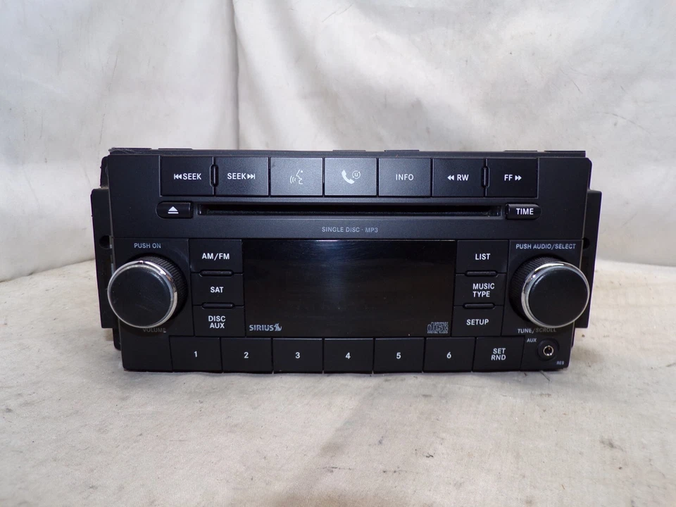 07 08 09 10 Chrysler Dodge Jeep Radio CD RES ALTA VELOCIDAD P68021163AD CQY04 Foto 2 de 4