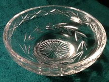 TIPPERARY IRISH CUT CRYSTAL FOOTED BOWL 6-3/8 x 2-7/8    #- 19041-?