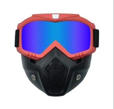 Masque De Ski Multicolore Coupe-vent – Protection Motocross Et Snowboard