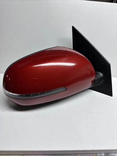 2011 Kia Rio Sedan Passenger  Side View Mirror Tropical Red Metallic Code 08