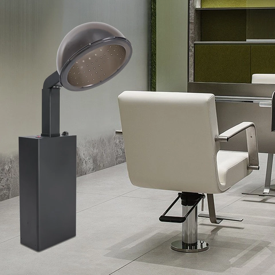 Corded Electric Salon Hair Dryer Black 1200W Hooded Hair Dryer with Timer 110V - Image 3 of 4