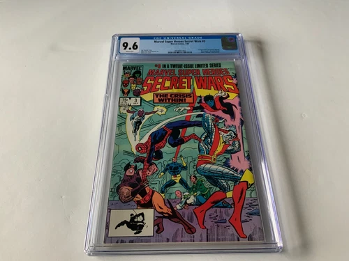 MARVEL SUPER HEROES SECRET WARS 3 CGC 9.6 1ST VOLCANA TITANIA MARVEL COMICS 1984
