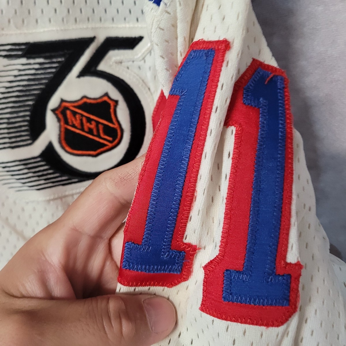 Rare CCM Authentic Cosby New York Rangers Mark Messier 11