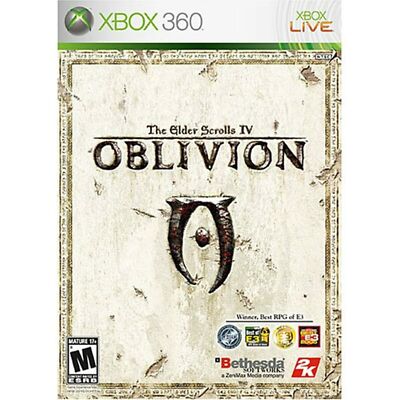 Vintage The Elder Scrolls IV Oblivion Xbox 360 2006 Book Map Disc Case Inserts