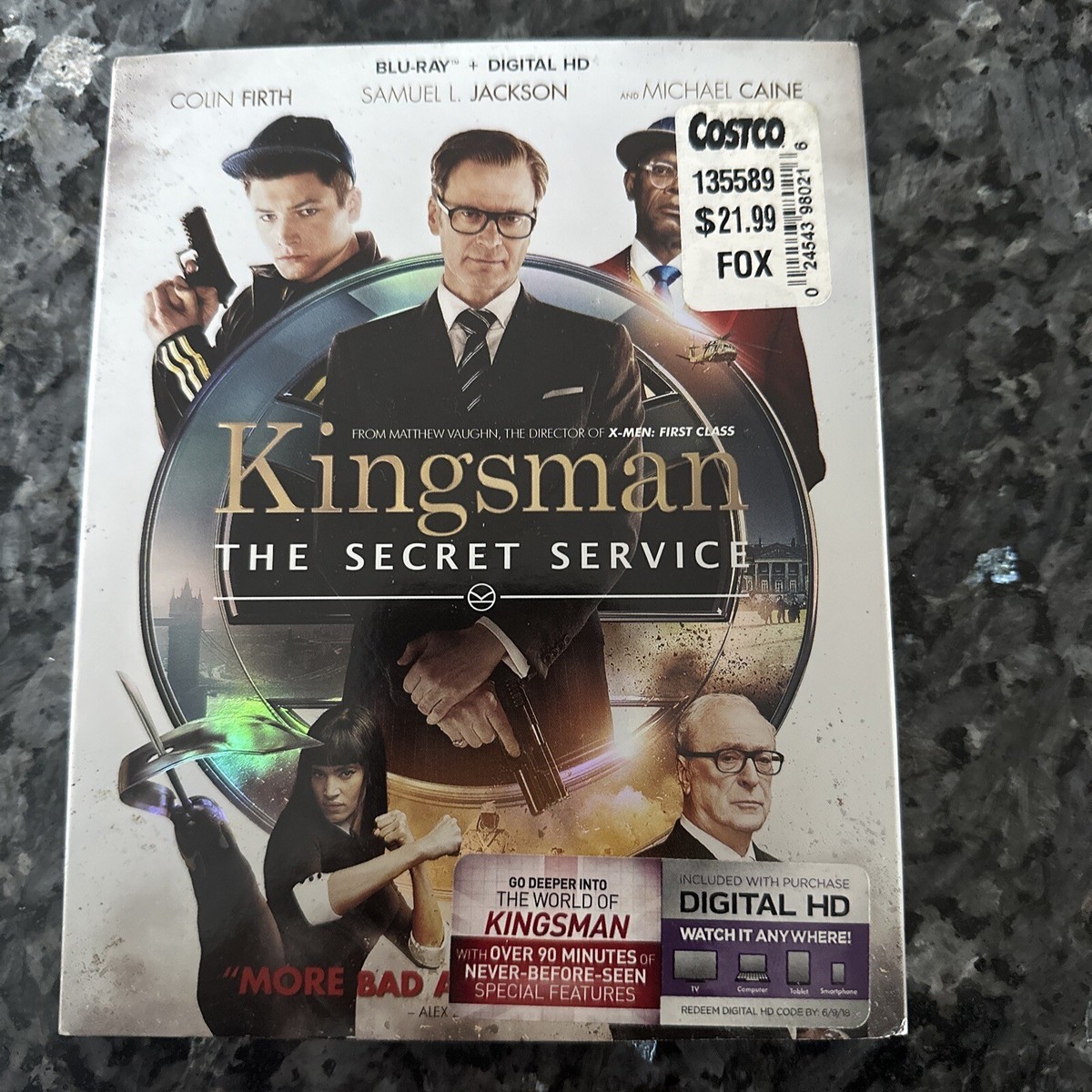 Kingsman: The Secret Service (Blu-ray Digital Copy) Blu-ray No Digital