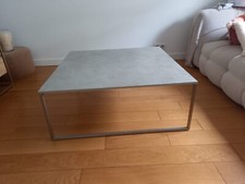 Table Basse Ceramique Haut de Gamme Gris Antracite Boconcept 