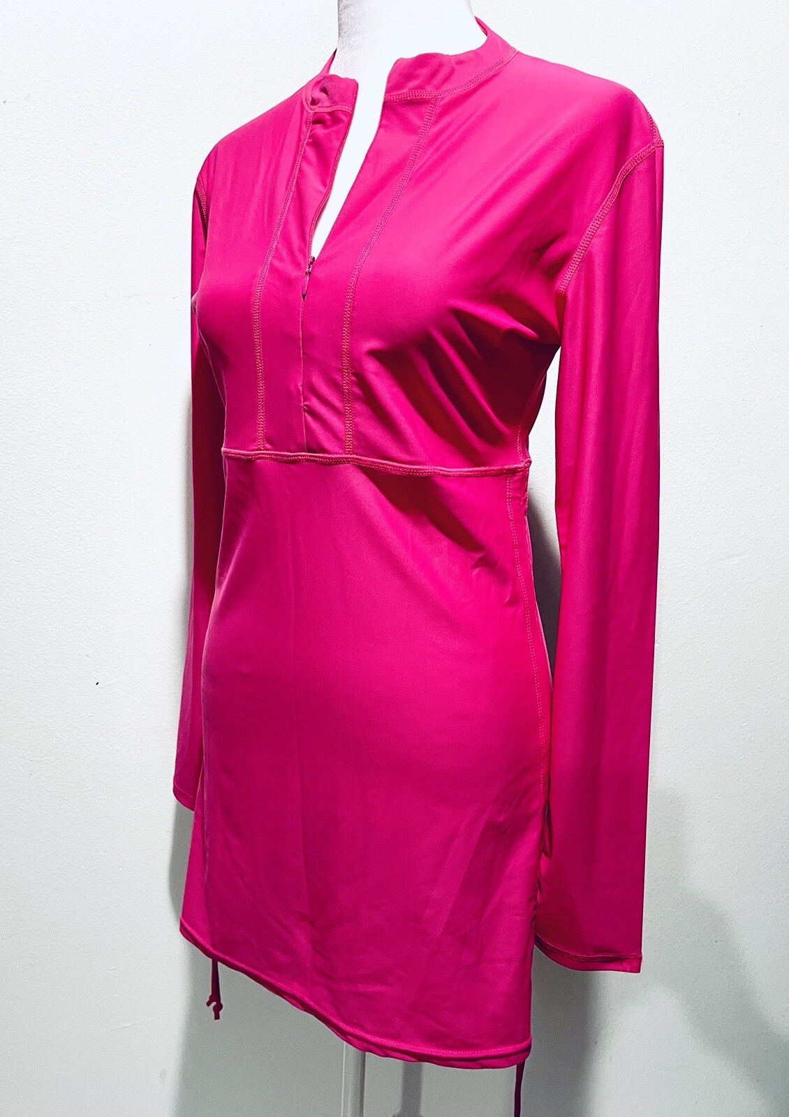 Ilishop Pink Summer Dress Beach Swimwear Activewear for Women Size M