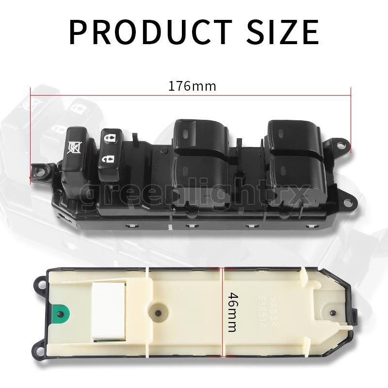Power Window Switch For Toyota / Lexus – Single, 5-Pin, 84810-32070 (901-704)