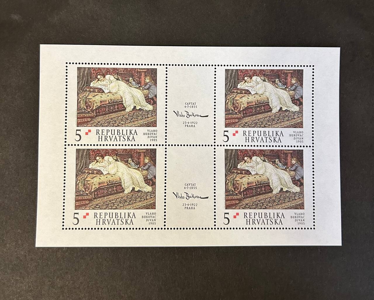 Croatia 2002 mini-sheet of stamps Mi#607 MNH CV=8,50$