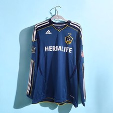 LA Galaxy 11/12 Away - Soccer - Retro - Beckham # 23 - MLS - 2XL (USA-XL)
