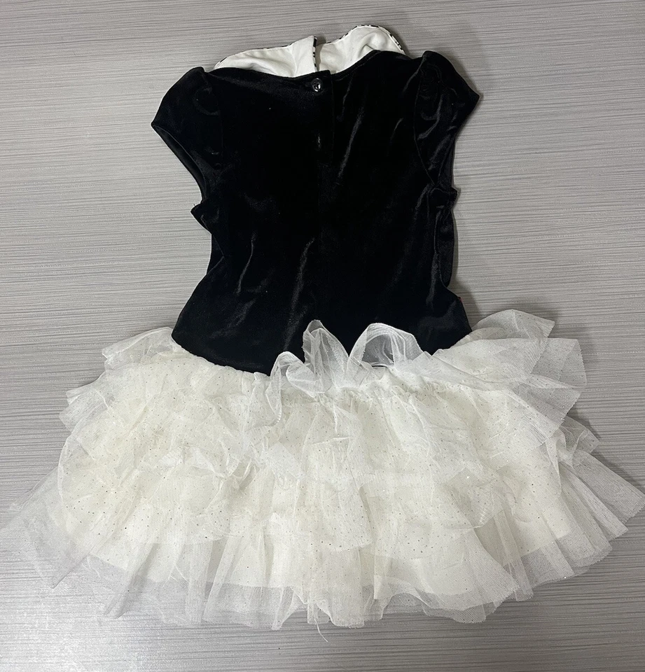 Платье Jona Michelle для девочек размер 18 месяцев рождественский праздник блестящее с бантом - Изображение 4 из 4