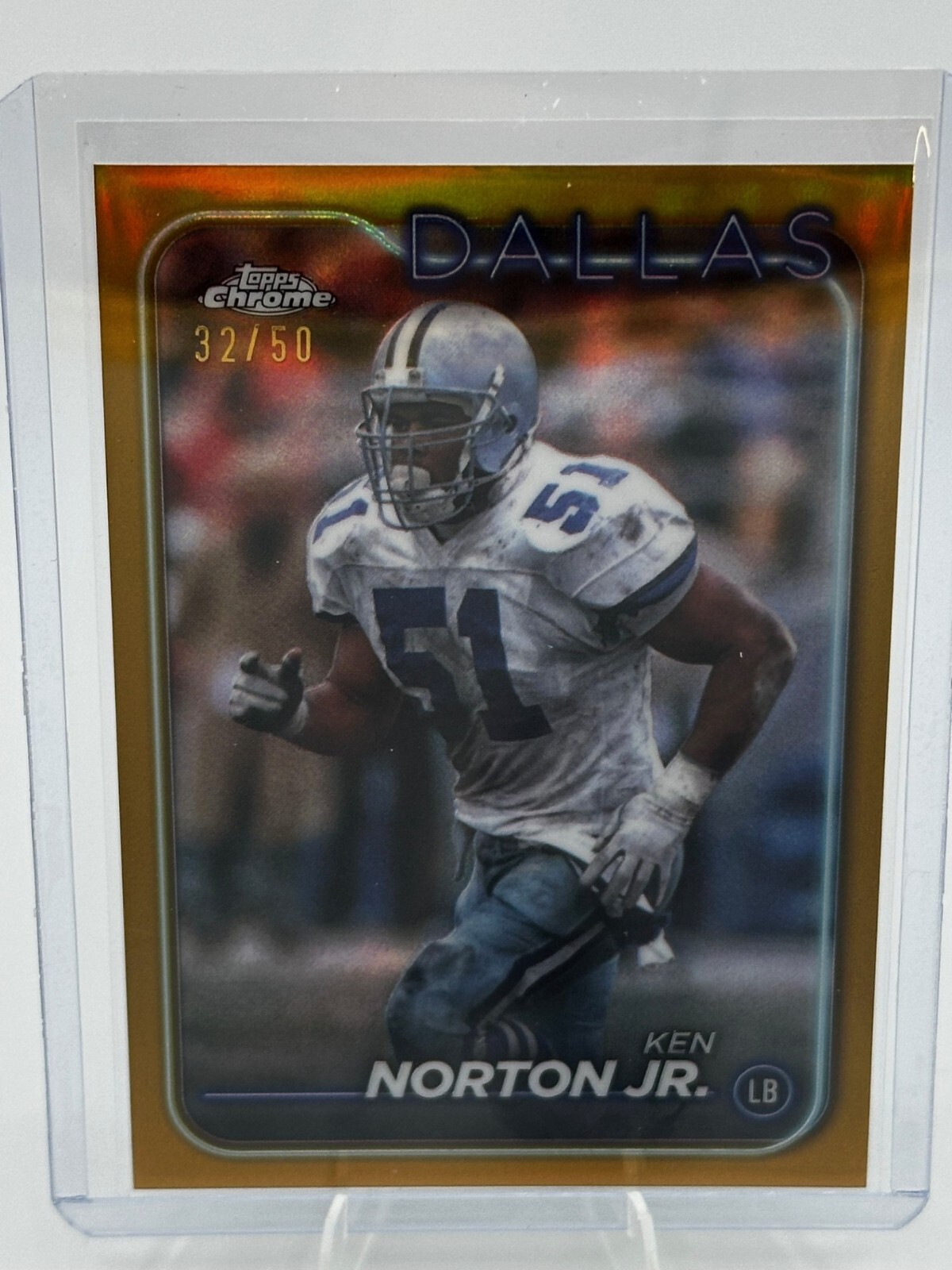 2024 Topps Chrome Ken Norton Jr Dallas Cowboys 32/50