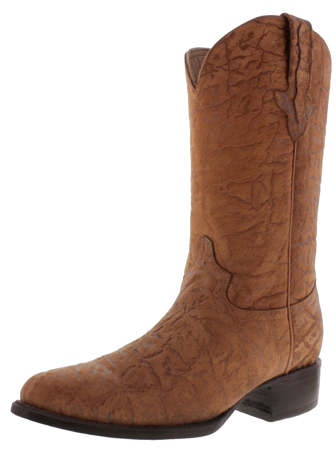 Unisex High-End Light Tan Elephant Skin Cowboy/Cowgirl Boots 7D/8.5B Cowboy Boots Elephant Skin | eBay main image 3