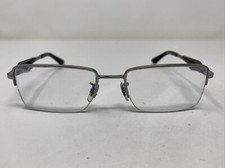 Ray-Ban RB 6285 2502 53-18-140 Silver Half Rim Metal Eyeglasses Frame