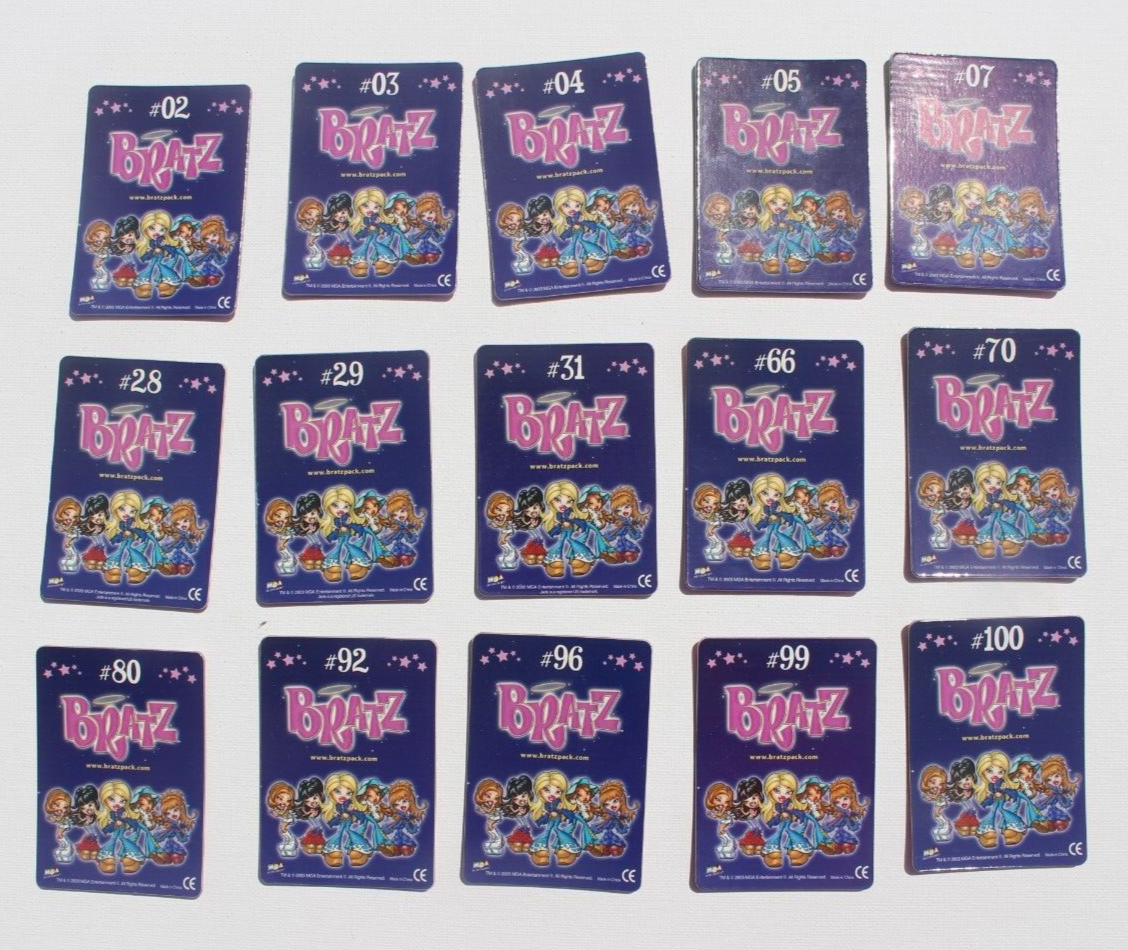 Lot of 15 - 2003 Bratz Dolls Lenticular Trading Cards | eBay