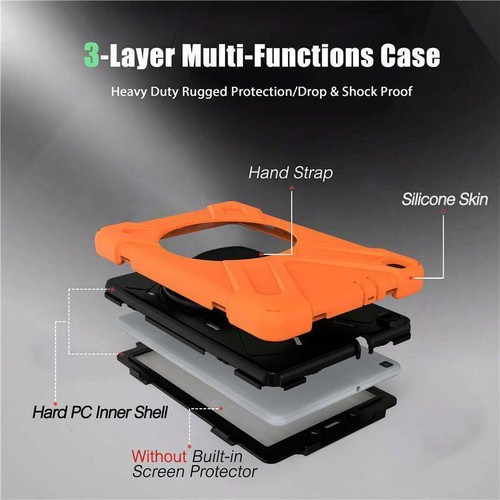 For Samsung Galaxy Tab A 8.0 10.1 10.5 S6 S7 Case Heavy Duty Armor Stand Cover - Picture 74 of 81