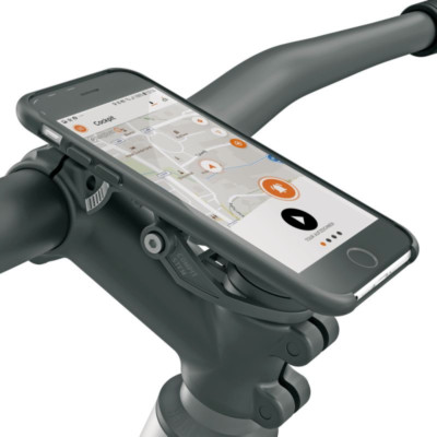 SKS Compit System Handyhalterung zur Montage auf am Fahrradvorbau für 1 1/8 Zoll