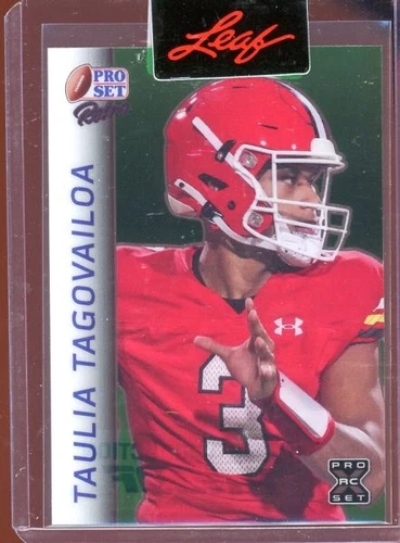 2024 Leaf Pro Set Metal Retro Proof Clear Green Taulia Tagovailoa Rc (1/1)
