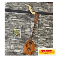 Phin Wood Electric Harp Musical Mandolin Crafts Traditional Thai Folk