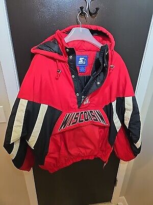 Vintage 90s NCAA Starter Wisconsin Badgers Pull Over 1/2 Zip Vintage 90s NCAA Starter Wisconsin Badgers Pull Over 1/2 Zip