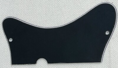 Black 3-Ply For Fit Danelectro U2 Style Scratch Plate Guitar Pickguard
